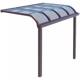 Aluminum Alloy Rain Shelter Outdoor Rainproof Home Villa Eaves Rooftop Sunshade Door Courtyard Transparent Sunroom