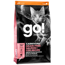 (Self-operated) GO Solutions Grain-Free Salmon and Cod Whole Cat Food 7 26kg - Valid until 25 2