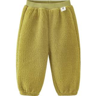 Mini bala bala boys and girls trousers baby plush children's thermal pants