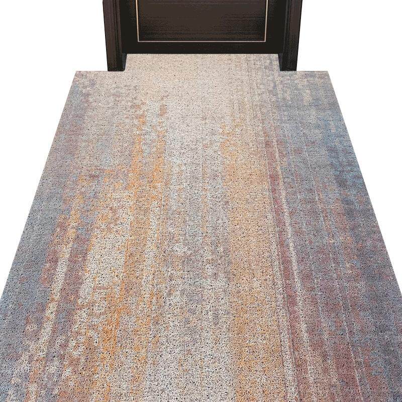 Nelisen silk circle floor mat light luxury entry door can be cut