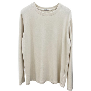 Long sleeve commuting regular solid color cotton women