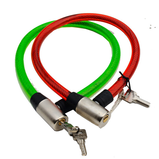 Bicycle mountain bike chain lock wire lock anti-theft lock