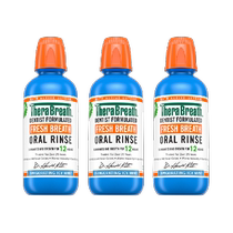 Import TheraBreath Case Dr. Mouthwash Ice Mint Cold Mint 473ml * 3 bouteilles