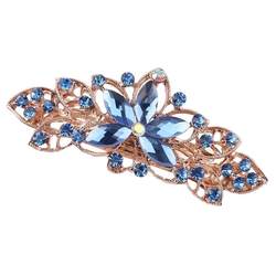 ແບບເກົາຫຼີຂະຫນາດໃຫຍ່ clip ພາກຮຽນ spring rhinestone hairpin ponytail clip ດອກ crystal top clip hair accessories butterfly horizontal clip hairpin ເຄື່ອງປະດັບ