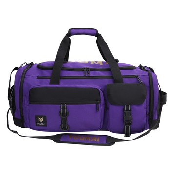 Swimming sports backpack fitness bag independent shoe compartment