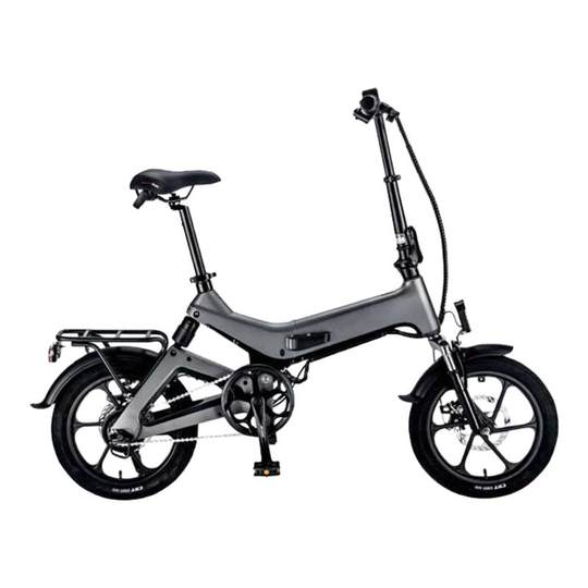 外贸货源电瓶车折叠电动自行车16寸代步车助力电单车网红电动车