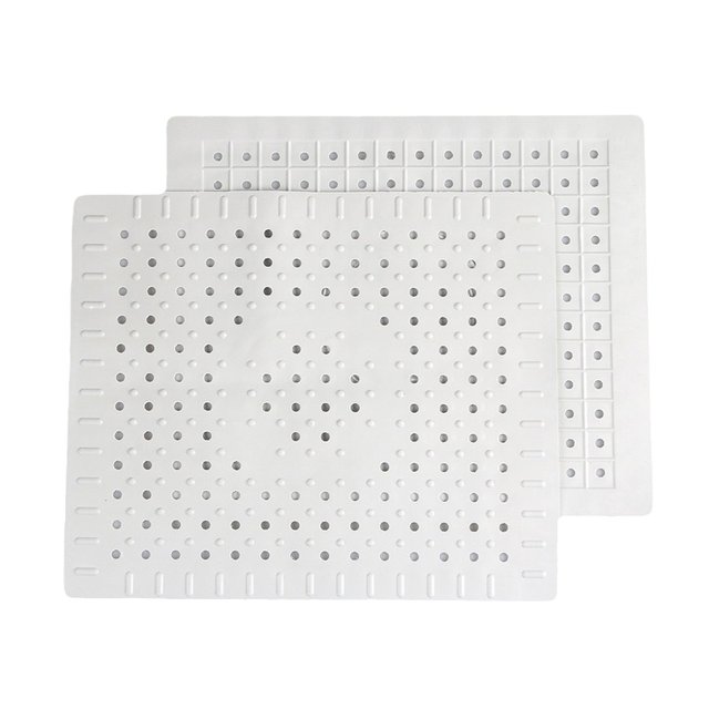 Kitchen sink anti-blocking drain pad anti-slip hollow placemat