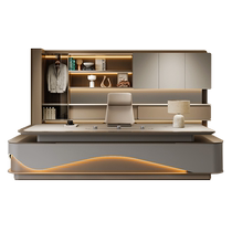 Light luxury boss desk office desk simple modern table and chair combination president high-end manager desk middle office desk office furniture