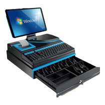 Supermarket cash register all-in-one small supermarket convenience store stationery cigarette hotel cash register system all-in-one retail store cashier scan code collection printer commercial computer cash register