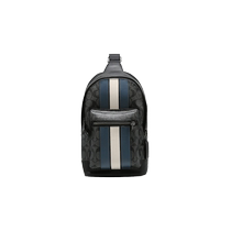 (Self-operated)COACH fashionable and versatile mens PVC leather shoulder crossbody chest bag