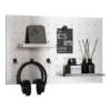 Wire-brushed stainless iron hole board storage and sorting
