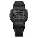 Casio small square magnetic fabric strap watch