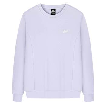 361 sports sweatshirt for women 2025 autumn and winter new women's round neck plus velvet long-sleeved pullover women's casual sweatshirt