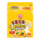 Collection of roly-poly cheese ramen noodle soup