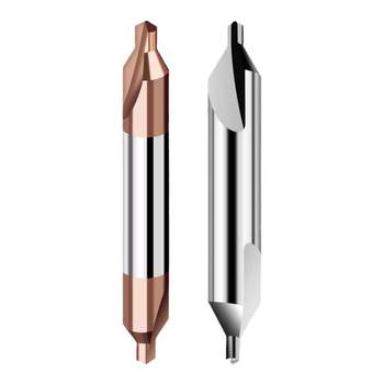 Huijing tungsten steel double-head center drill fixed point drill