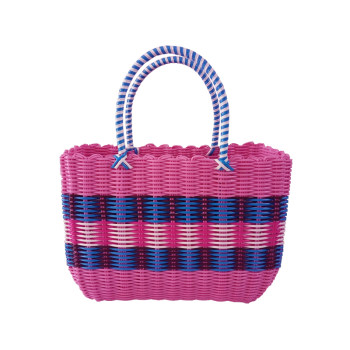 Free shipping large plastic woven vegetable basket handbasket shopping basket storage box bath basket pet basket vegetable basket
