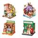 If you come to the wooden square inch DIY handmade art house