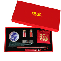 Fetal hair pen diy self-made materials baby customized umbilical cord seal fetal hair pen set 100 days gift to commemorate the full moon