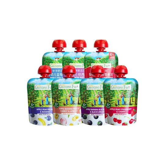 Puré de frutas naturales puro menú desplegable para obtener detalles y obtener cupones para obtener más descuentos