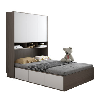 Shangyage wardrobe bed small apartment saves space storage
