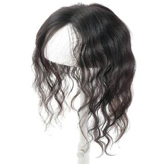 Wig for women increases hair volume on top of head, naturally and invisible, covering white hair