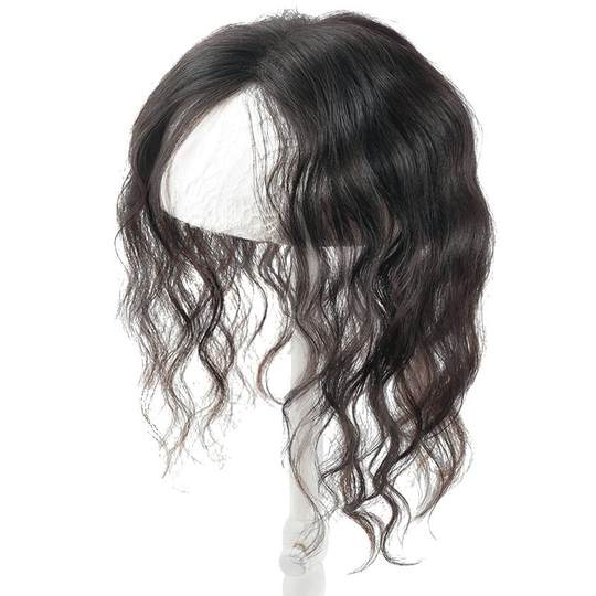 Wig for women increases hair volume on top of head, naturally and invisible, covering white hair