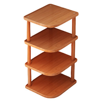 Chu jun shoe rack multi-layer small tea color