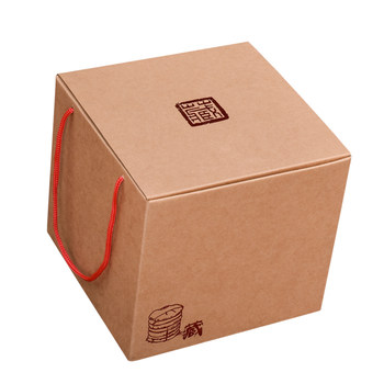 Pu'er tea one bucket of carton box 7 cakes packed with cabbage box