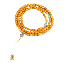 Potala Palace 925 silver six-character mantra beeswax 108 beads bracelet multi-circle beads disc play bracelet adjustable