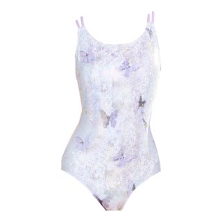 Fairy butterfly swimsuit for women one-piece triangular racing swimsuit