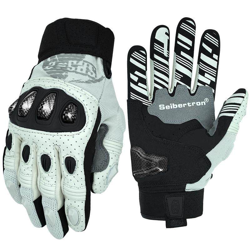 Cybertronian motorcycle gloves genuine leather four seasons SPS-2