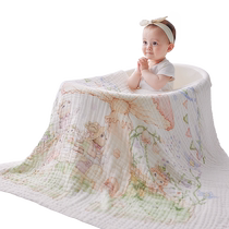 bubble tree newborn baby gauze large bath towel newborn baby childrens bath thickened seven layers class A pure cotton