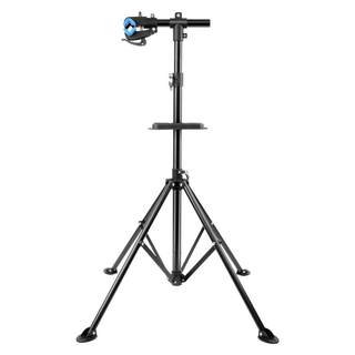 Estante de reparación de bicicletas, estante fijo plegable para mantenimiento y reparación