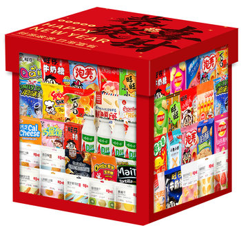 Baicao flavor potato chips gift pack snacks huge pack