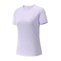 Camel Fitness Quick-drying T-shirt Womens 2024 Summer New Womens Round Neck Breathable T-shirt Running Sports Short Sleeve