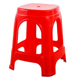 Plastic stool Household Thicked Living Room Adult Bench Table Chair High Stool Coffee Coffee Towel Short Stool Simple Economy