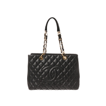 (self-employed) Middle CHANEL Chanel 95 New Black GST Ladies Single Shoulder Bag Woman Bag Big Bag