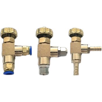 Dps voltage-regulating needle type micro-right angle control valve