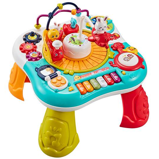 Multifunctional early childhood education game table for babies and children
