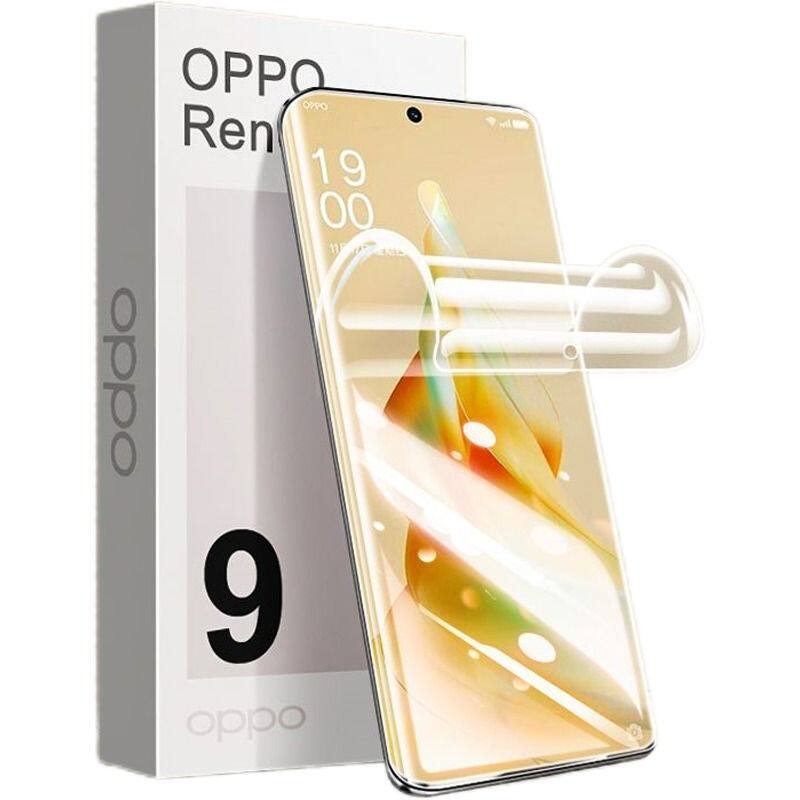 Mobile phone film hydrogel film suitable for opporeno910/11reno5/6pro blue light a2/a1pro new findx3 curved surface x7x6x5x2 curved screen pro all-inclusive 4por soft film 5g eye protection