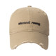Soft top ins English washed hole baseball cap