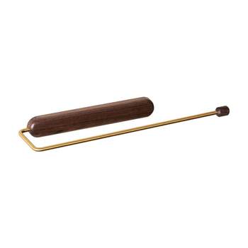 Kitchen tissue storage rack black walnut solid wood