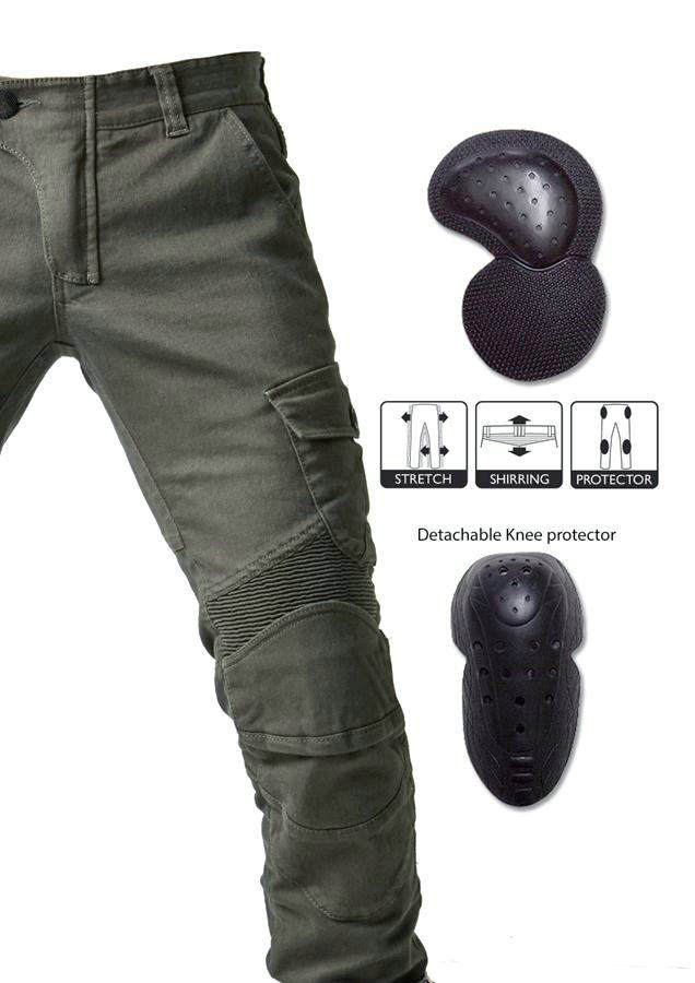 กางเกงยีนส์ขี่มอเตอร์ไซค์ Kevlar สำหรับผู้ชาย ผ้ายืด กันลม ให้ความอบอุ่น กางเกงกันล้มสำหรับขี่มอเตอร์ไซค์ กางเกงฤดูร้อนระบายอากาศได้ดี และกางเกงฤดูหนาว