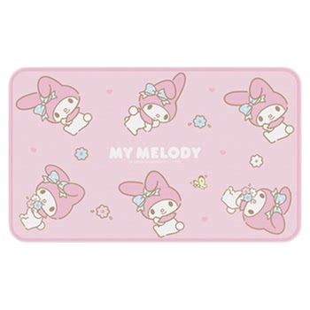 Sanrio kitchen floor mat 2025 new diatom mud absorbent mat non-slip anti-oil carpet bathroom entry floor mat
