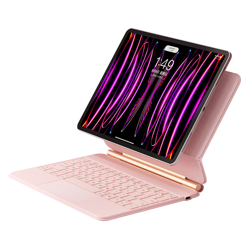 BOW ipad magic keyboard ipad pro bluetooth keyboard and mouse set suitable for Apple air6 tablet Air7 protective cover office portable ipad 10th and 11th generation protective shell floating touch