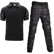 Summer new short-sleeved frog suit mens instructor combat uniform CS outdoor expansion military training uniform tactical training suit