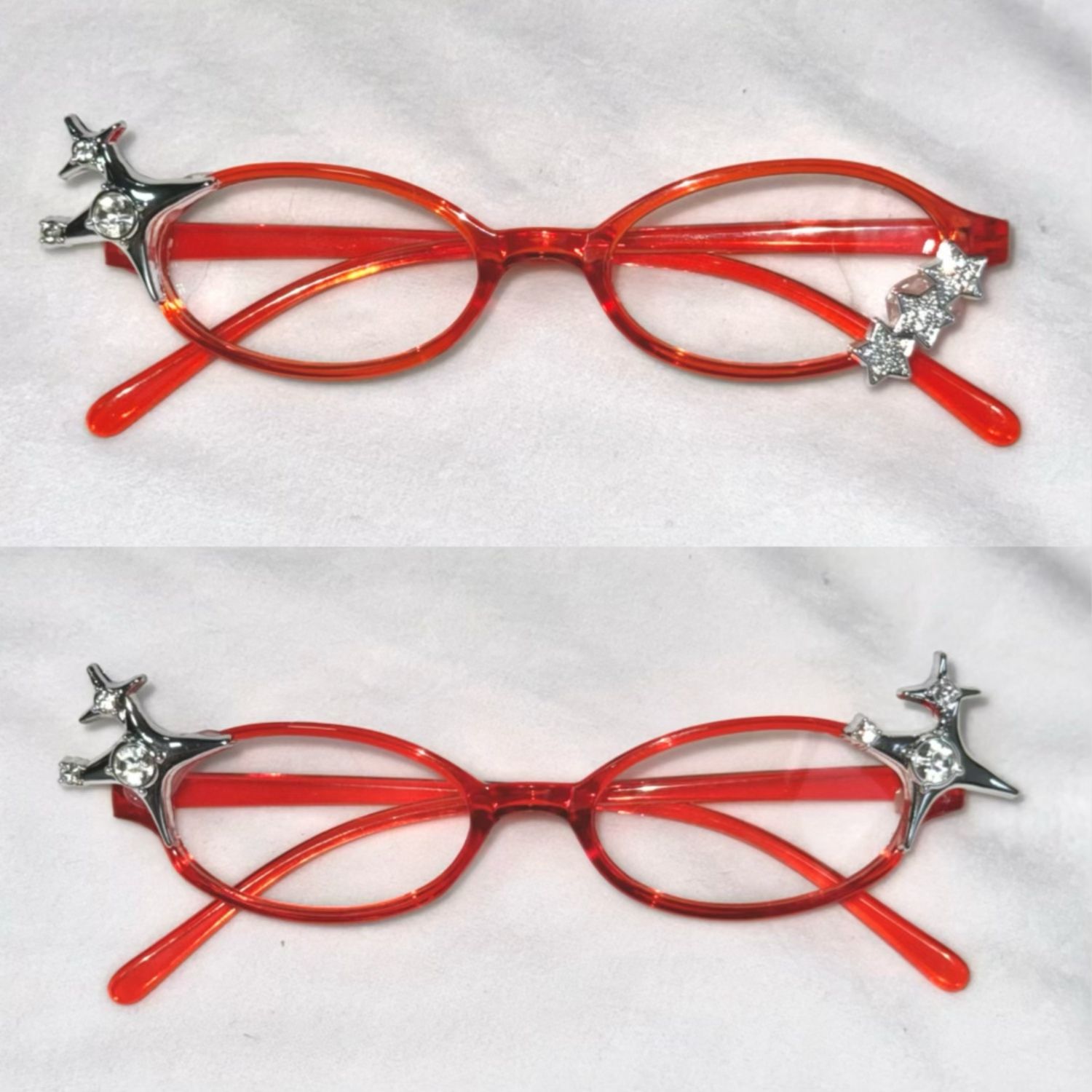 Hello Kitty bow-shaped glasses frame – a must-have for taking photos without makeup, making your face look smaller, a cute subculture, anime style, and Hello Kitty.