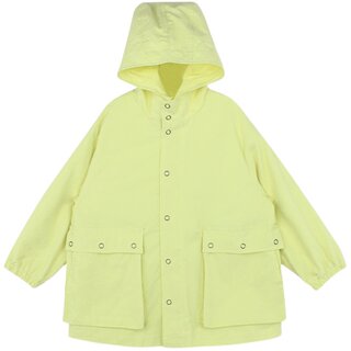 utouto solid color hooded windbreaker suit