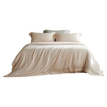 Luolai home textiles simple tencel cool four-piece set