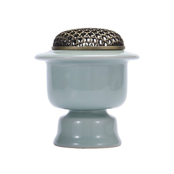 Electronic Aromatherapy Stove, Upgraded Model for Home Use, with Timed Temperature Adjustment, Anti-Dry Burning, Electric Incense Burner, Incense Powder, Essential Oil, Wood Block Electric Incense Burner